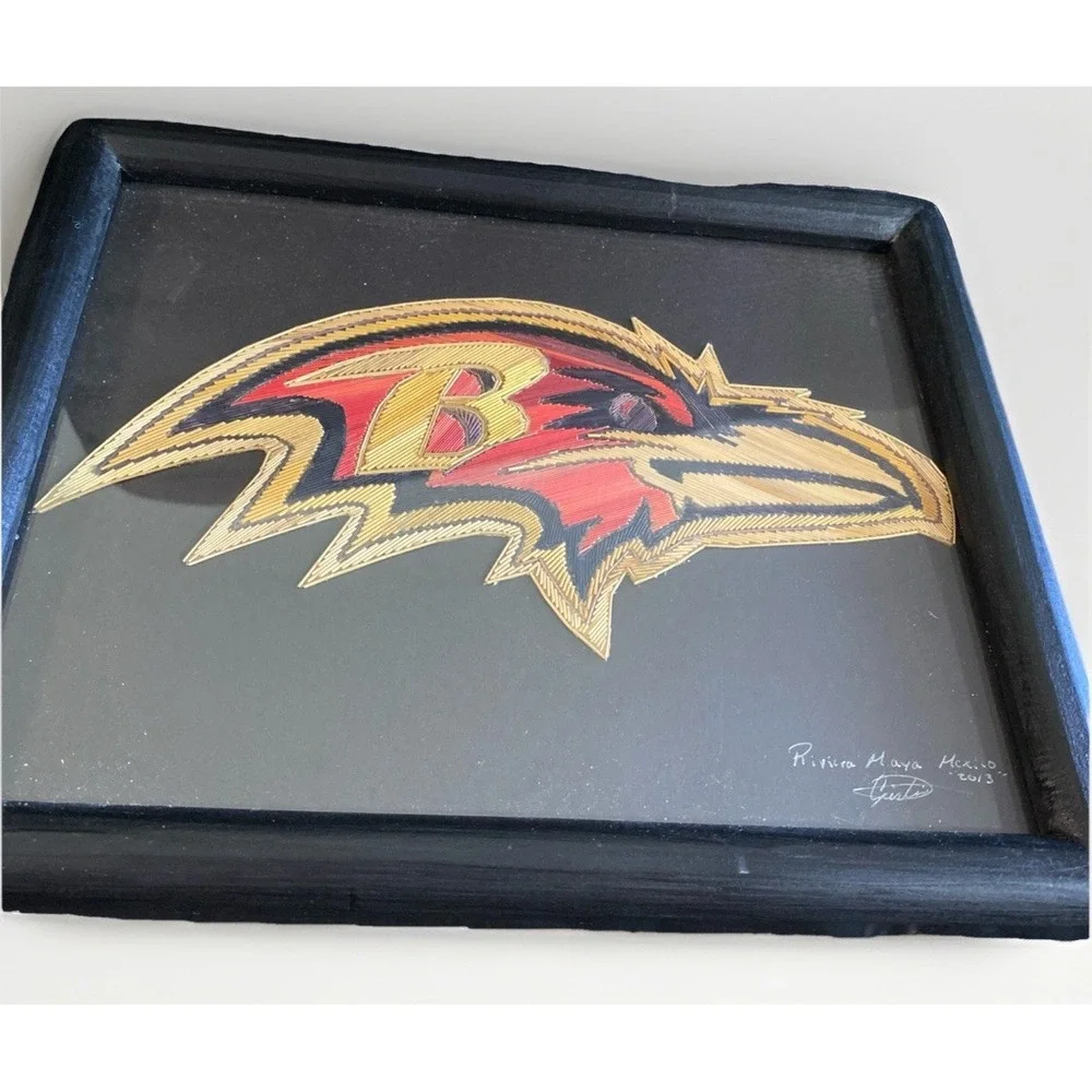 Baltimore Ravens‎ Homemade Art Wood Mexico